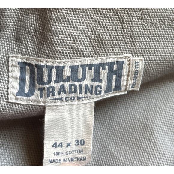 NWT Duluth Trading Co Fire Hose Relaxed Fit Cargo Work Pants Mens 44x30 Khaki - Picture 11 of 12